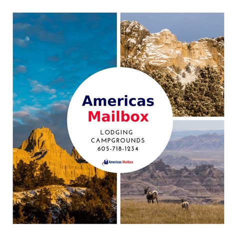 Americas mailbox south dakota - A legal address in South Dakota is smart for full-time RVers, expatriates living abroad, military members shipping overseas, truck drivers and other people in need of a U.S. address. See how Americas Mailbox can make residency and South Dakota vehicle registration simple. Reach out today and see how a strategic partnership will give you access ... 